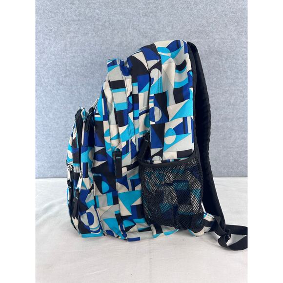 Jansport Blue Geometric Bug Student Backpack Compartments School Travel Bookbag main image 10